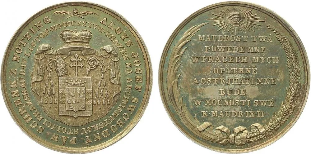 Praha - arcibiskupství, Alois Josef Schrenk z Notzing, 1838 - 1849 — 1