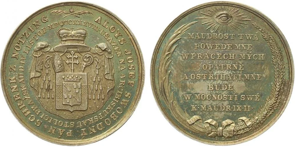 Praha - arcibiskupství, Alois Josef Schrenk z Notzing, 1838 - 1849 — 1