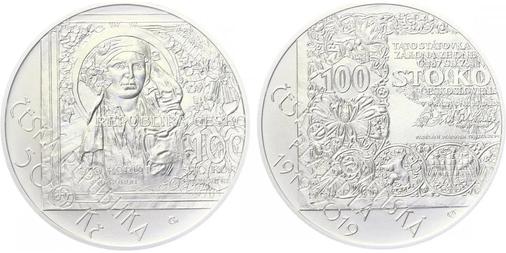 500 Kč 2019 - Zahájení vydávání československých platidel