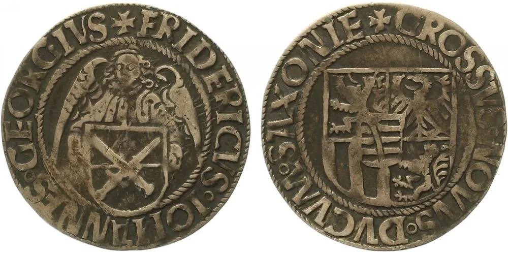 Sasko, Friedrich III., Johann a Georg, 1507 - 1525 — 1