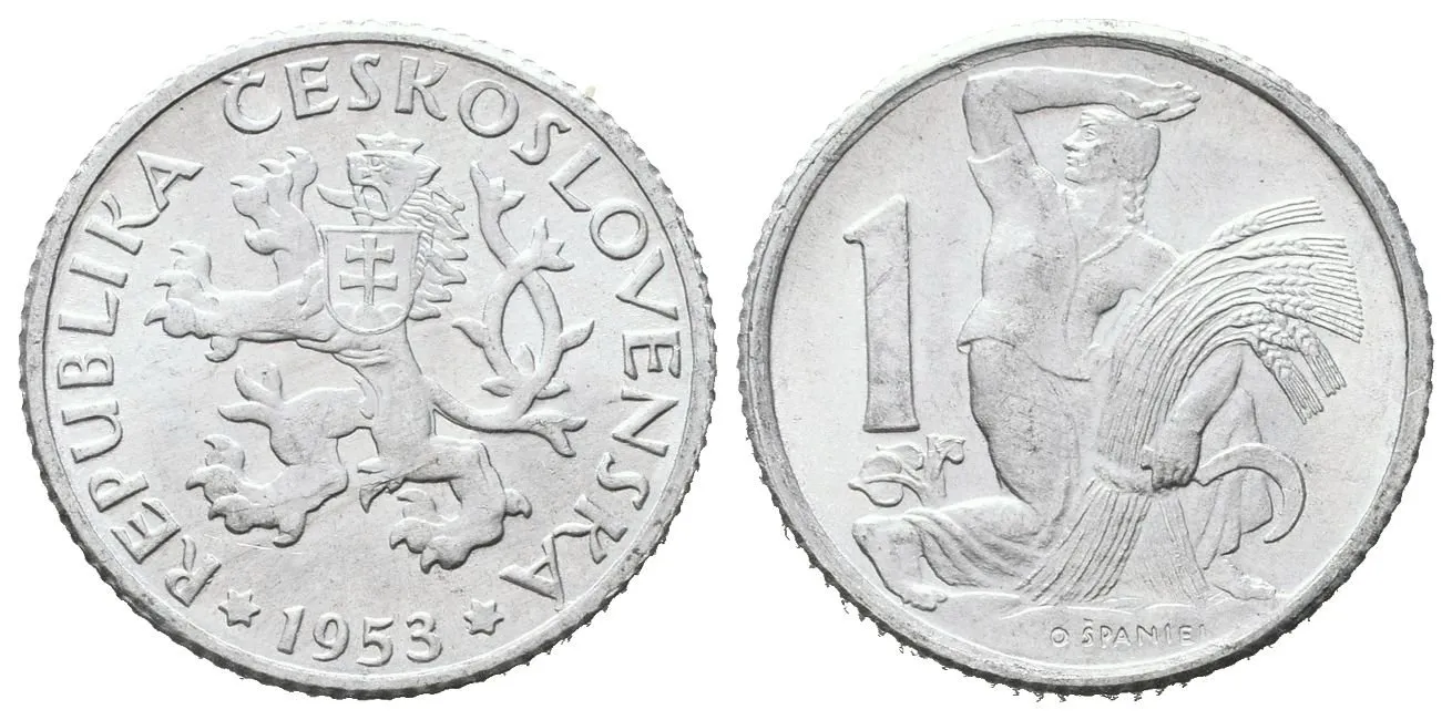 1 Koruna 1953