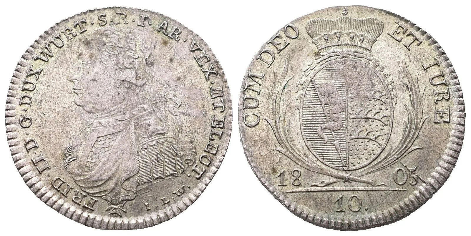 Württemberg, Friedrich II., 1797 - 1806 - 1816 — 1