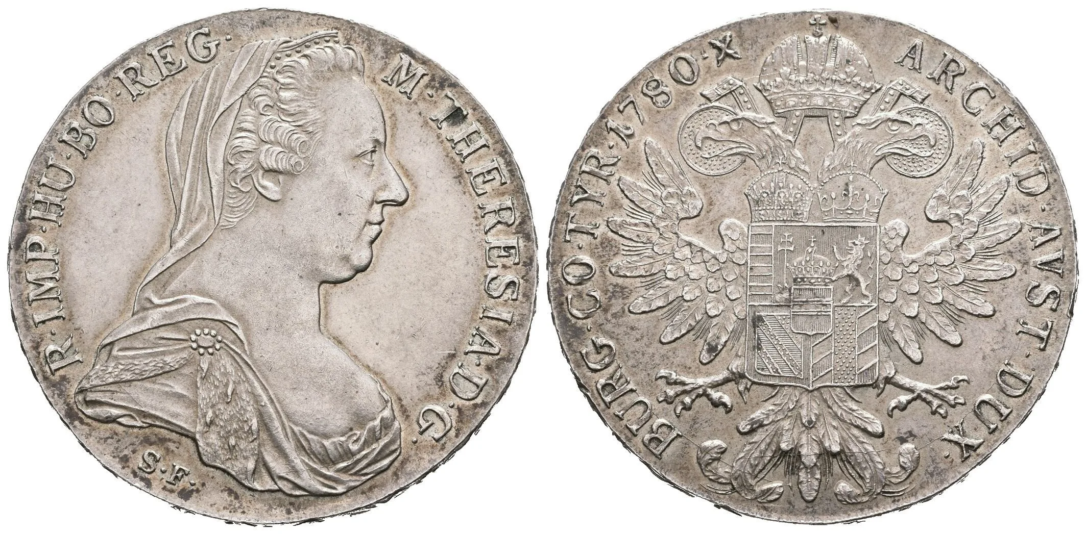 Tolar 1780 SF, Wien (ražba po roce 1890), pod. Hafner.50a, — 1