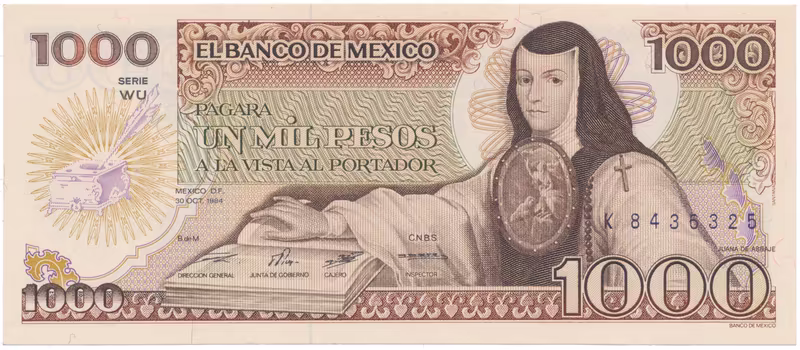 Mexiko, 1000 Pesos 1984, P.81