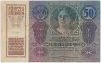 50 Koruna 1914 (1919), kolkovaná, Hej.4 - fotografie 2