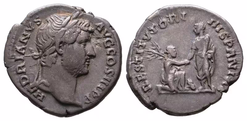 Hadrianus, Denár, RIC.326, RIC2.1580