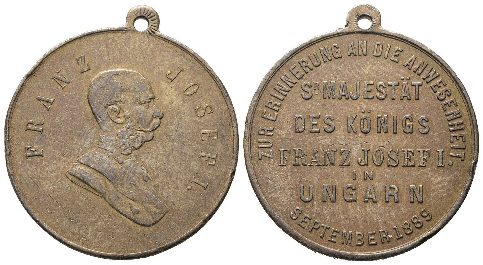 František Josef I., medaile vojenských manévrů — 1