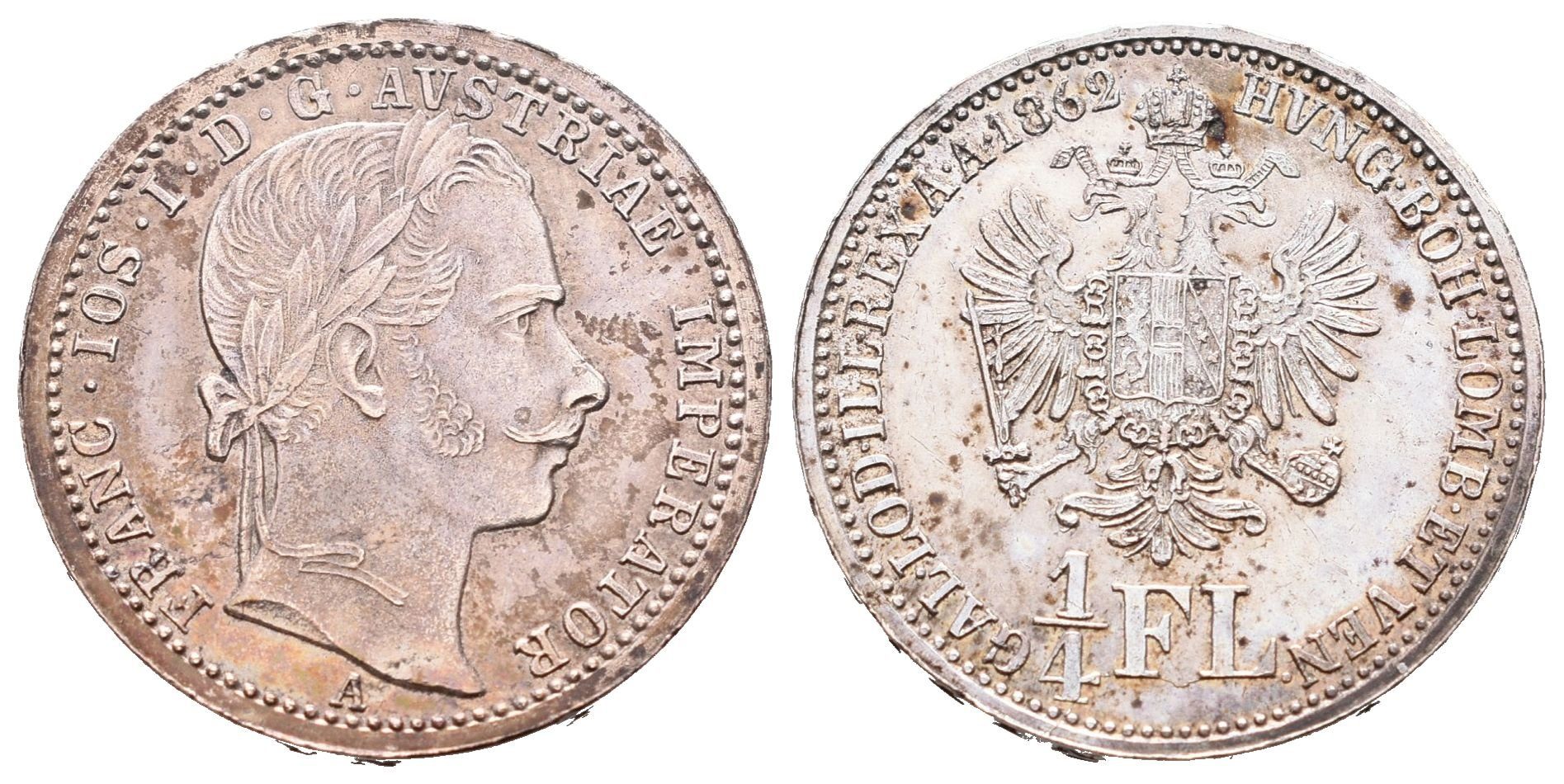 1/4 Zlatník 1862 A