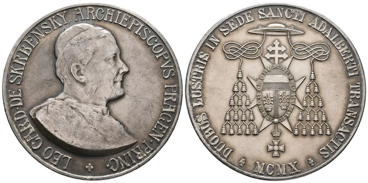 Praha - arcibiskupství, Lev kardinál Skrbenský, 1899 - 1917 — 1