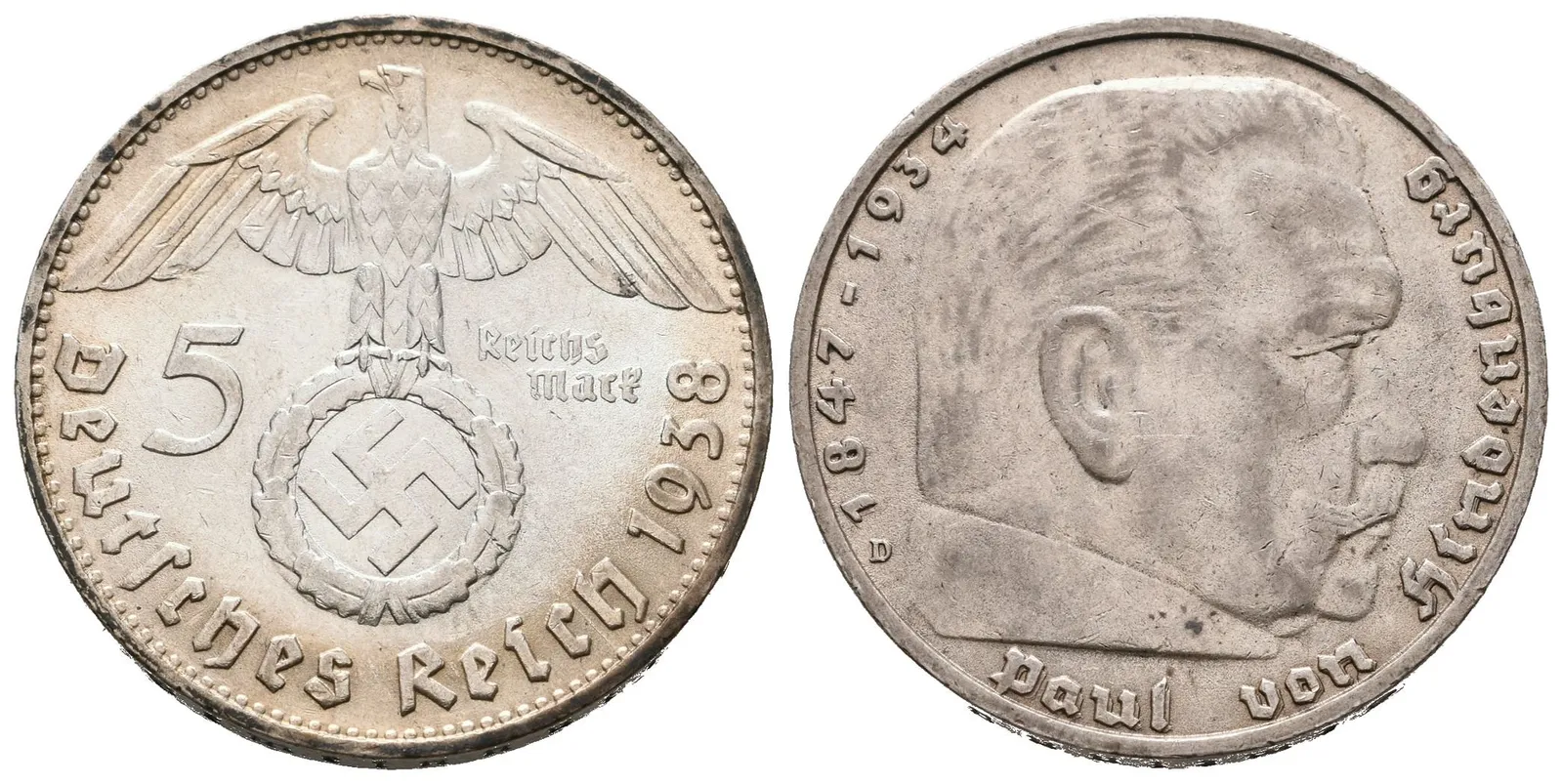 III. říše, 5 Marka 1938 D