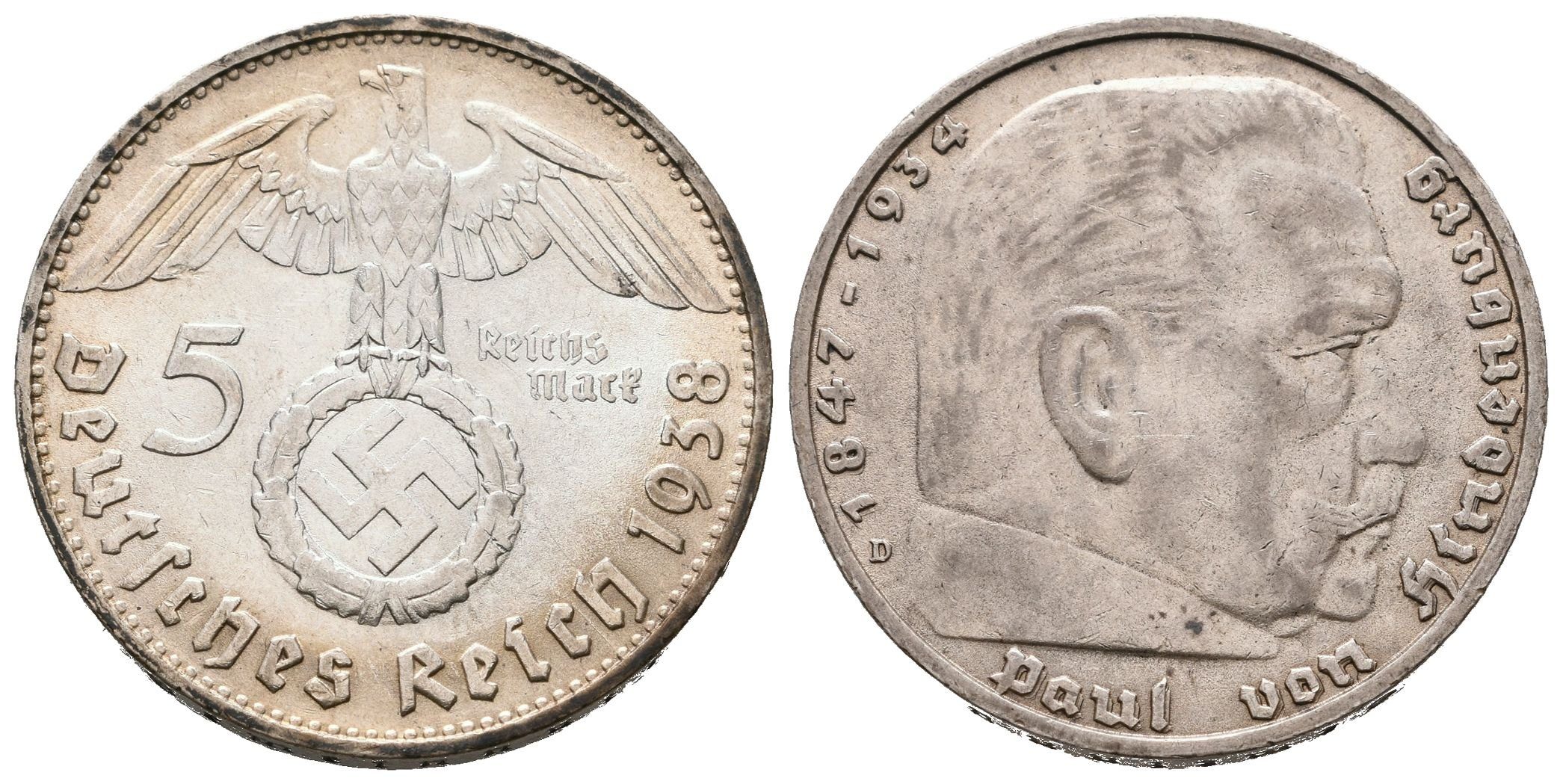 III. říše, 5 Marka 1938 D