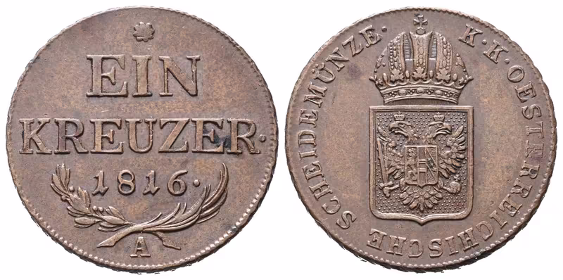 František II., 1 Krejcar 1816 A