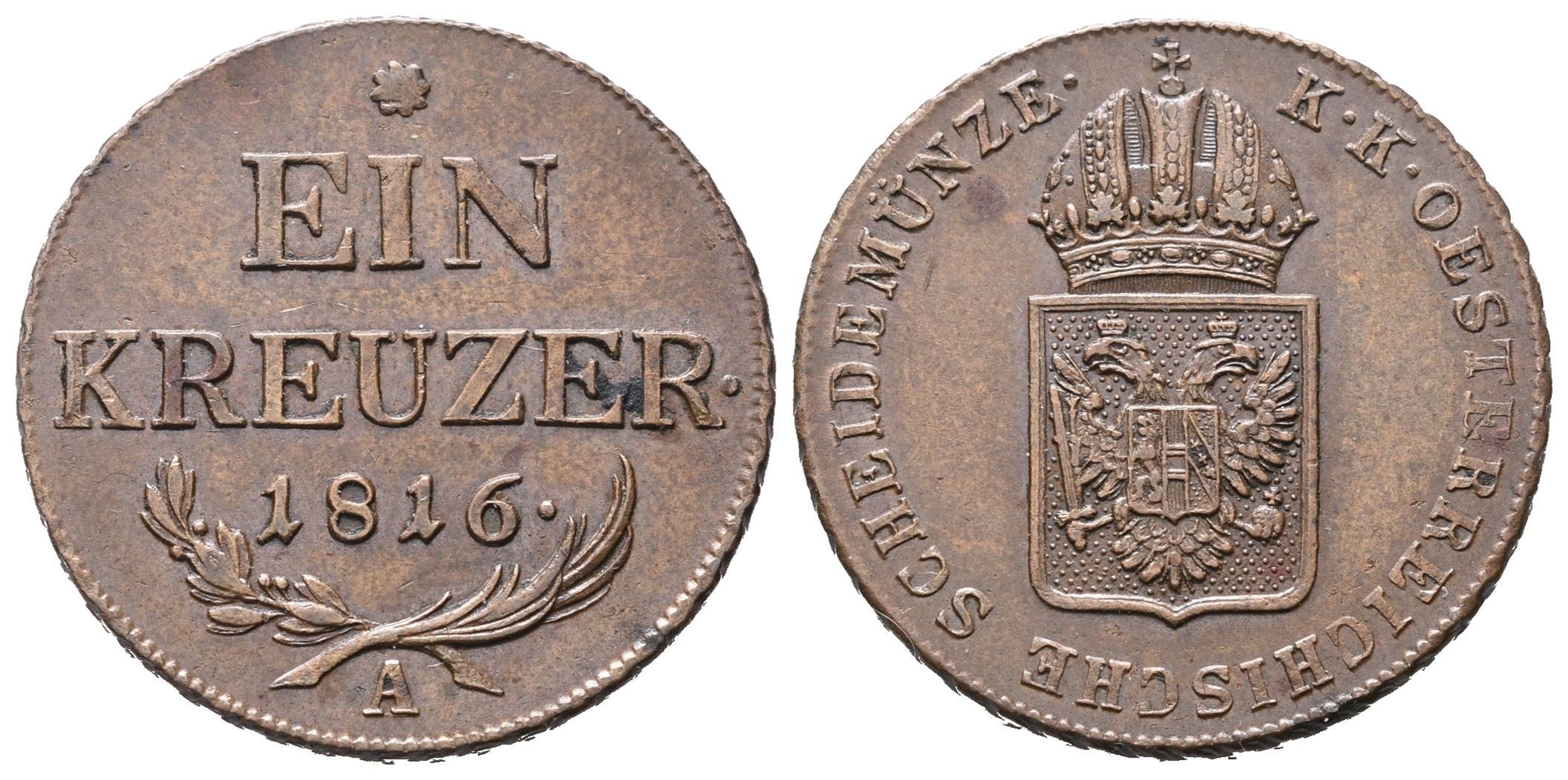 František II., 1 Krejcar 1816 A