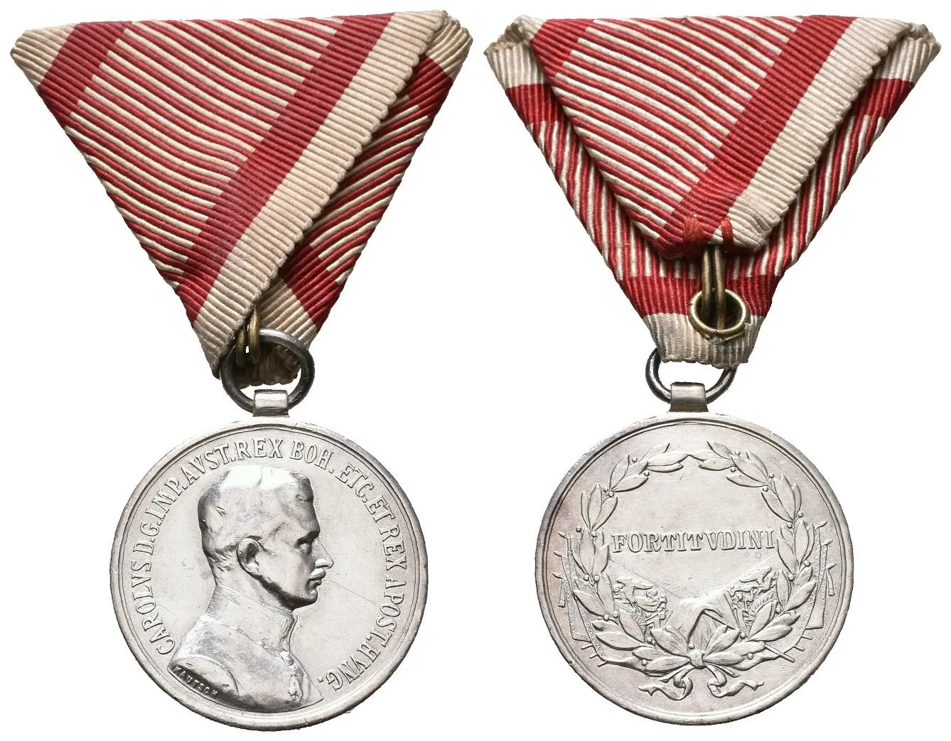 Medaile za statečnost, stříbrná, II. třída