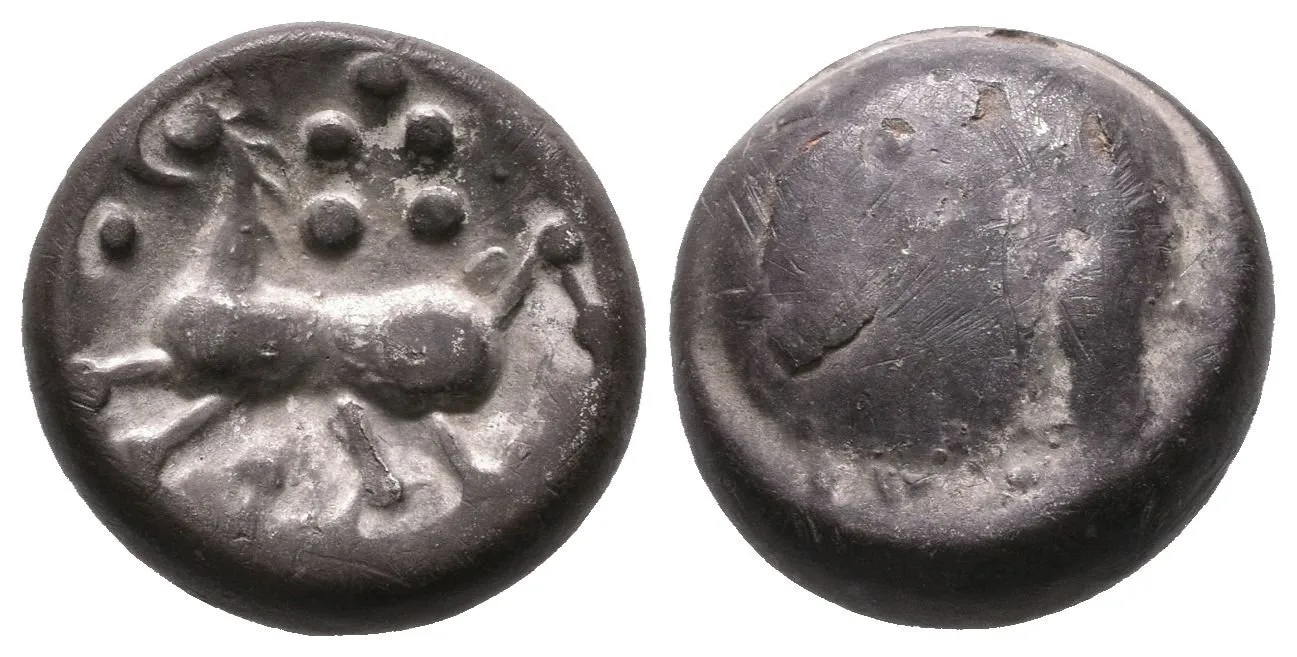Didrachma, typ Velký Bysterec / Liptovská Mara, Nepravidelný hrbol s — 1