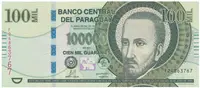 Paraguay, 100.000 Guaranies 2011, P.233c