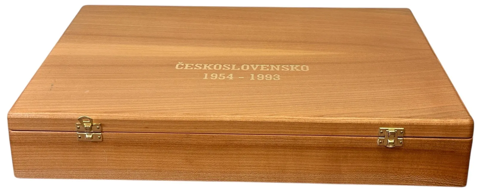 Etue na mince - Československo 1954 - 1993, dřevo