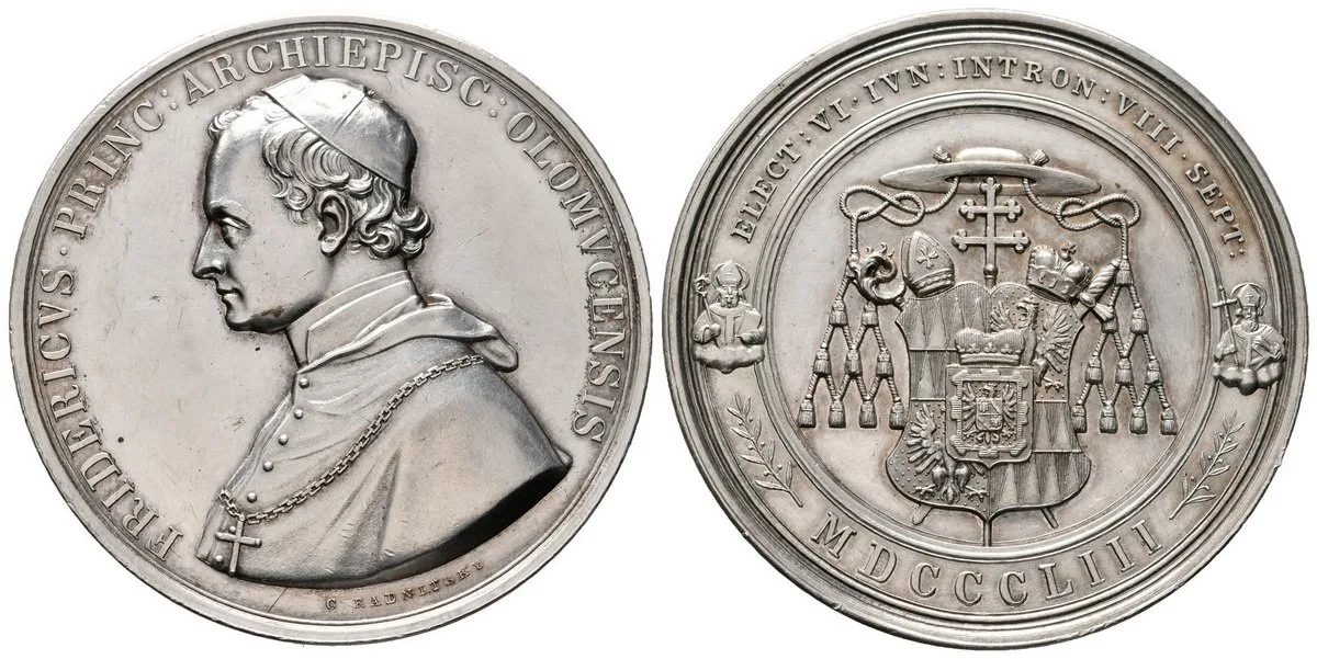 Olomouc - arcibiskupství, Friedrich Landgraf von Fürstenberg, 1853 - 1892 — 1