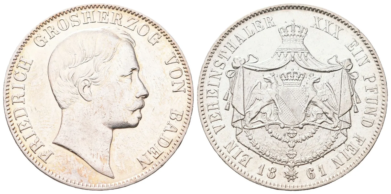 Baden, Spolkový Tolar 1861