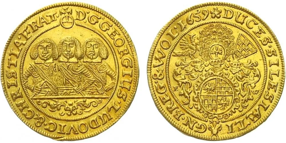 Slezsko, Lehnice - Břeh - Volava, Georg, Ludwig a Christian, 1639 - 1663 — 1