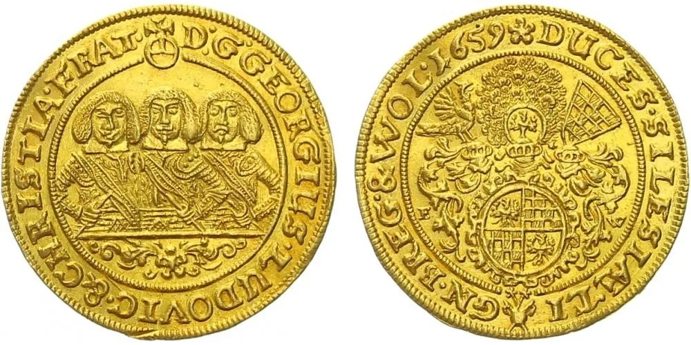 Slezsko, Lehnice - Břeh - Volava, Georg, Ludwig a Christian, 1639 - 1663 — 1