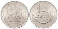 5 Koruna 1984