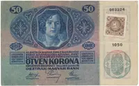 50 Koruna 1914 (1919), kolkovaná, Hej.4