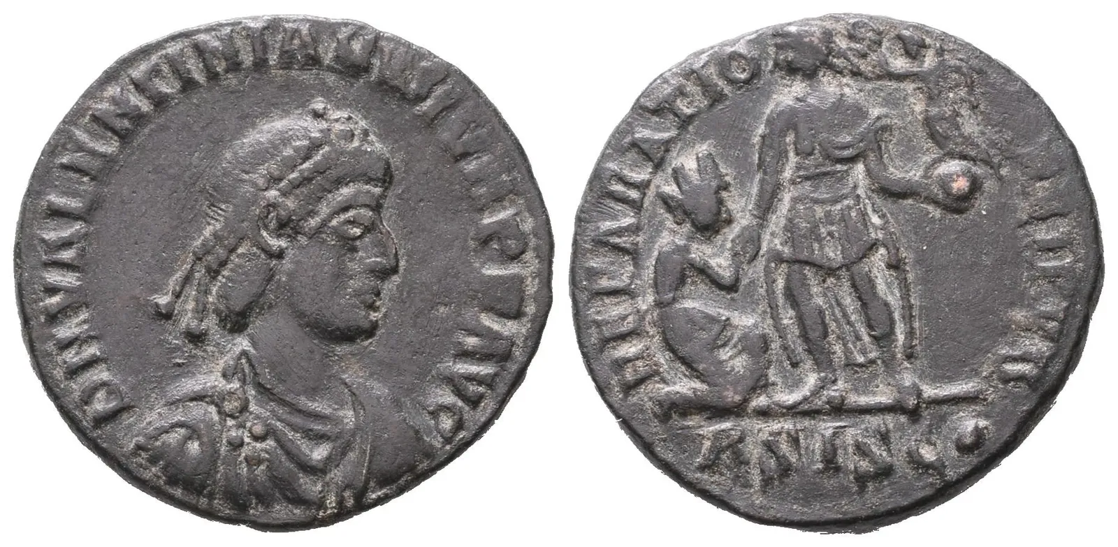 Valentinian II., maiorina, Siscia, RIC IX 26b