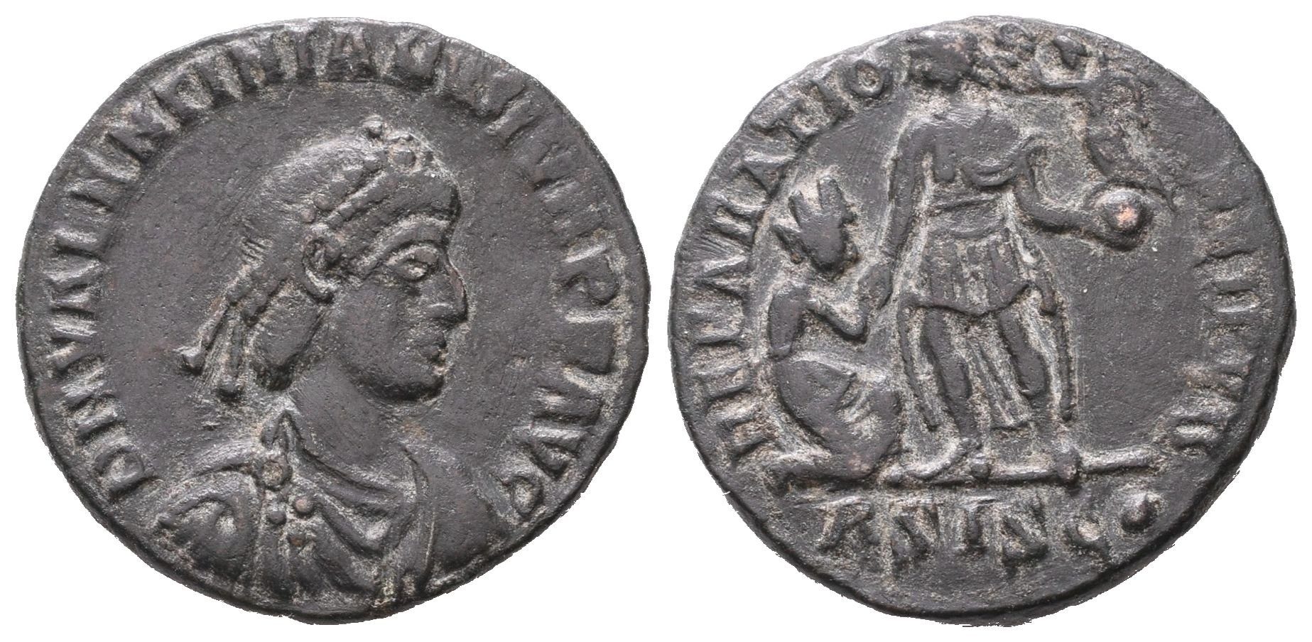 Valentinian II., maiorina, Siscia, RIC IX 26b