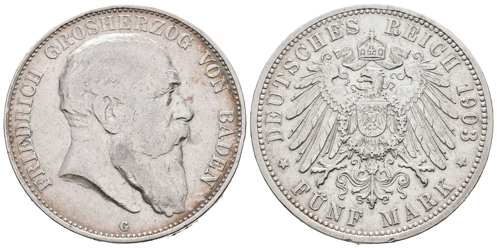 Baden, 5 Marka 1903 G