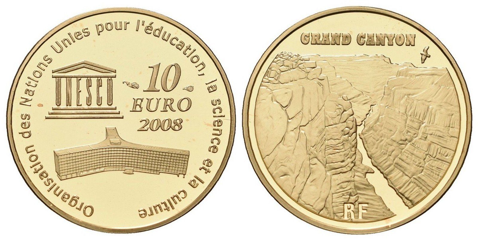 Francie, 10 Euro 2008 - Grand Canyon