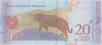Venezuela, 20 Bolivares 2018, anulát - MUESTRA SIN VALOR, P.104as - fotografie 2