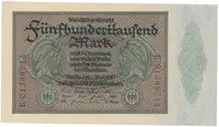 Německo, 500000 Mark 1923, Ro.87b