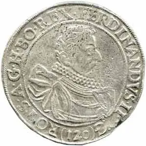 Ferdinand II., 1619 - 1637 (Mince kiprová) — 1