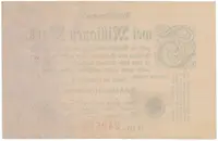 Německo, 2 Millionen Mark 1923, Ro.102b - fotografie 2