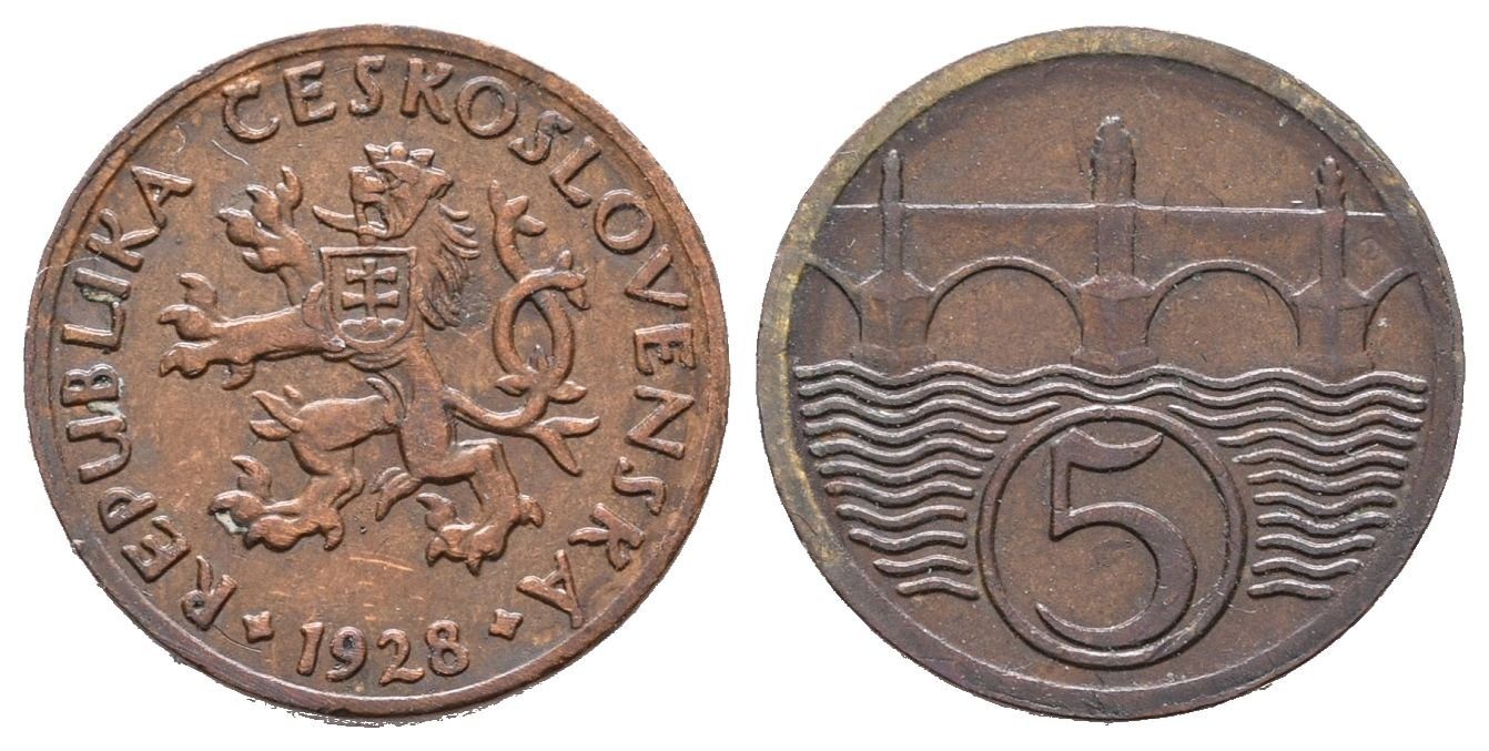 5 Haléř 1928