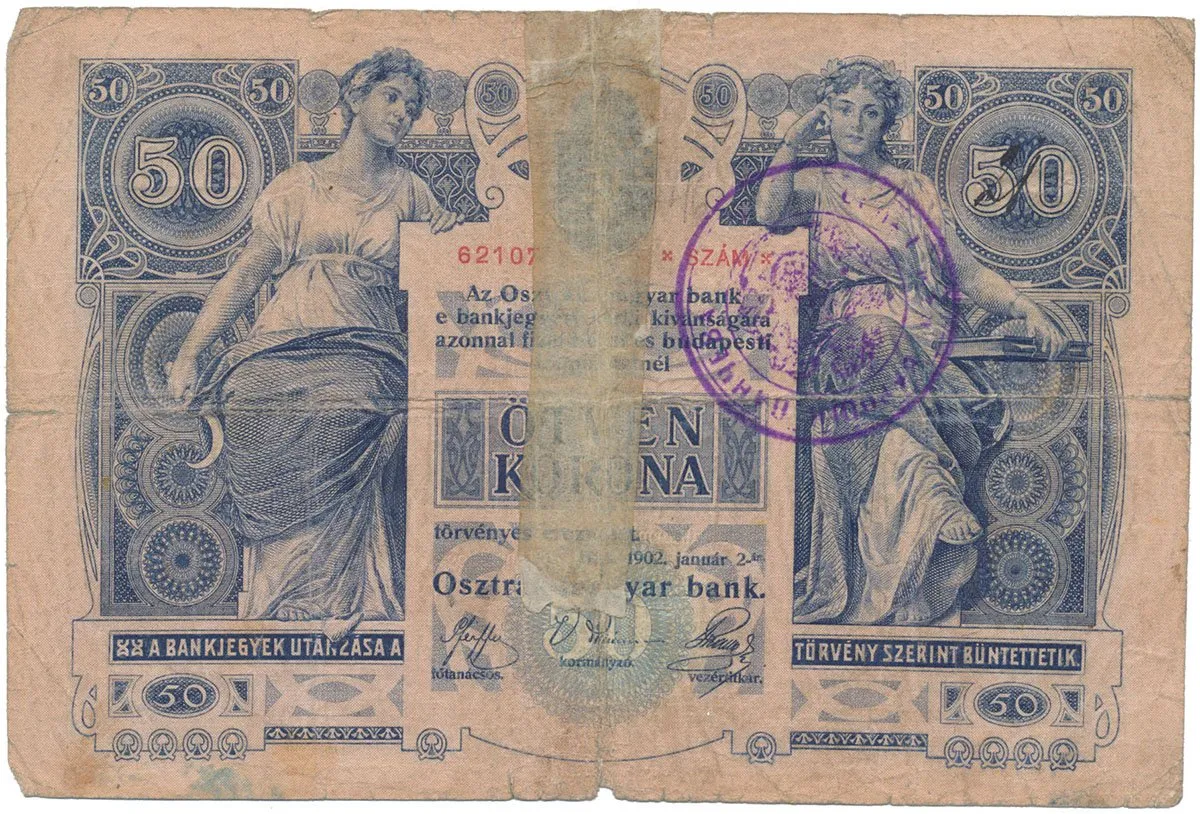 Razítkované R-U bankovky na Balkáně 1919-1921 — 1