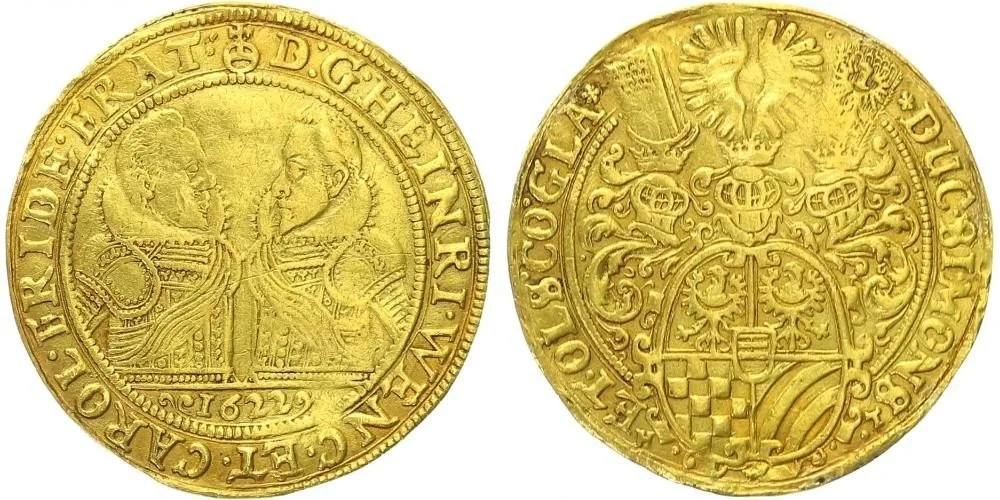 Slezsko, Münsterberg - Olešnice, Heinrich Wenzel a Karl Friedrich, 1617 - 1639 — 1
