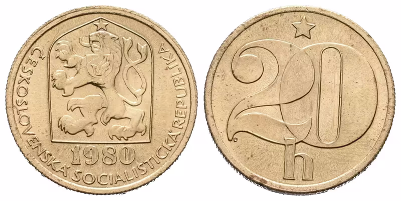 20 Haléř 1980