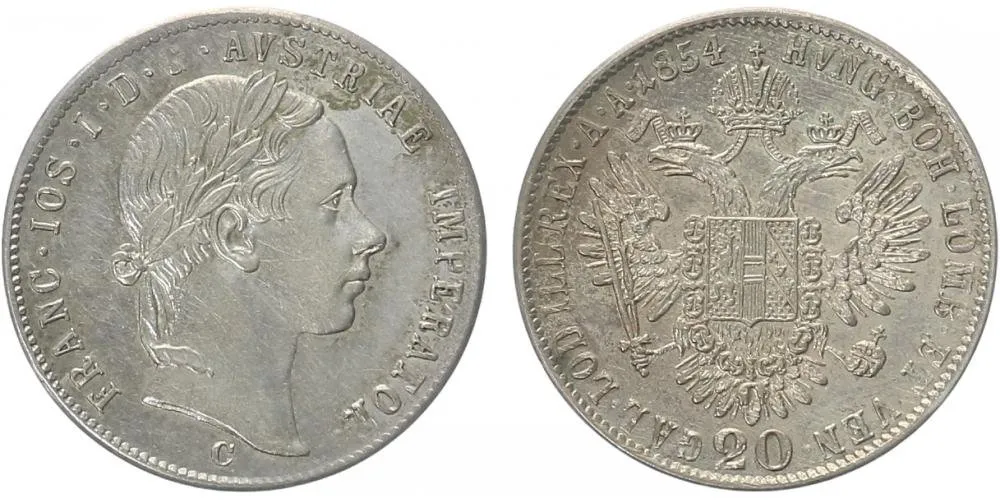 Konvenční měna, 1848 - 1857 — 1