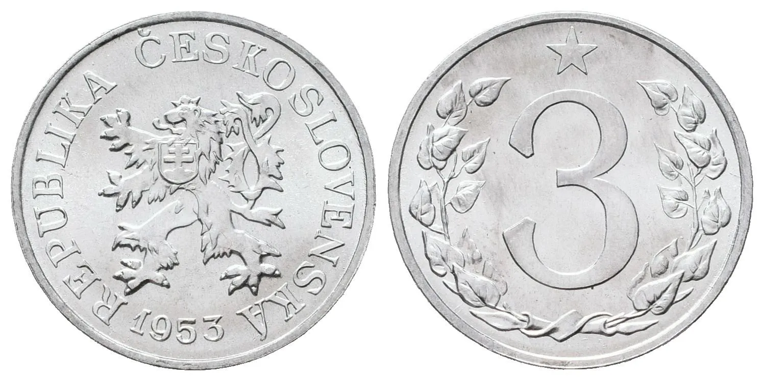 3 Haléř 1953