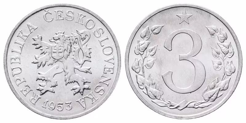 3 Haléř 1953