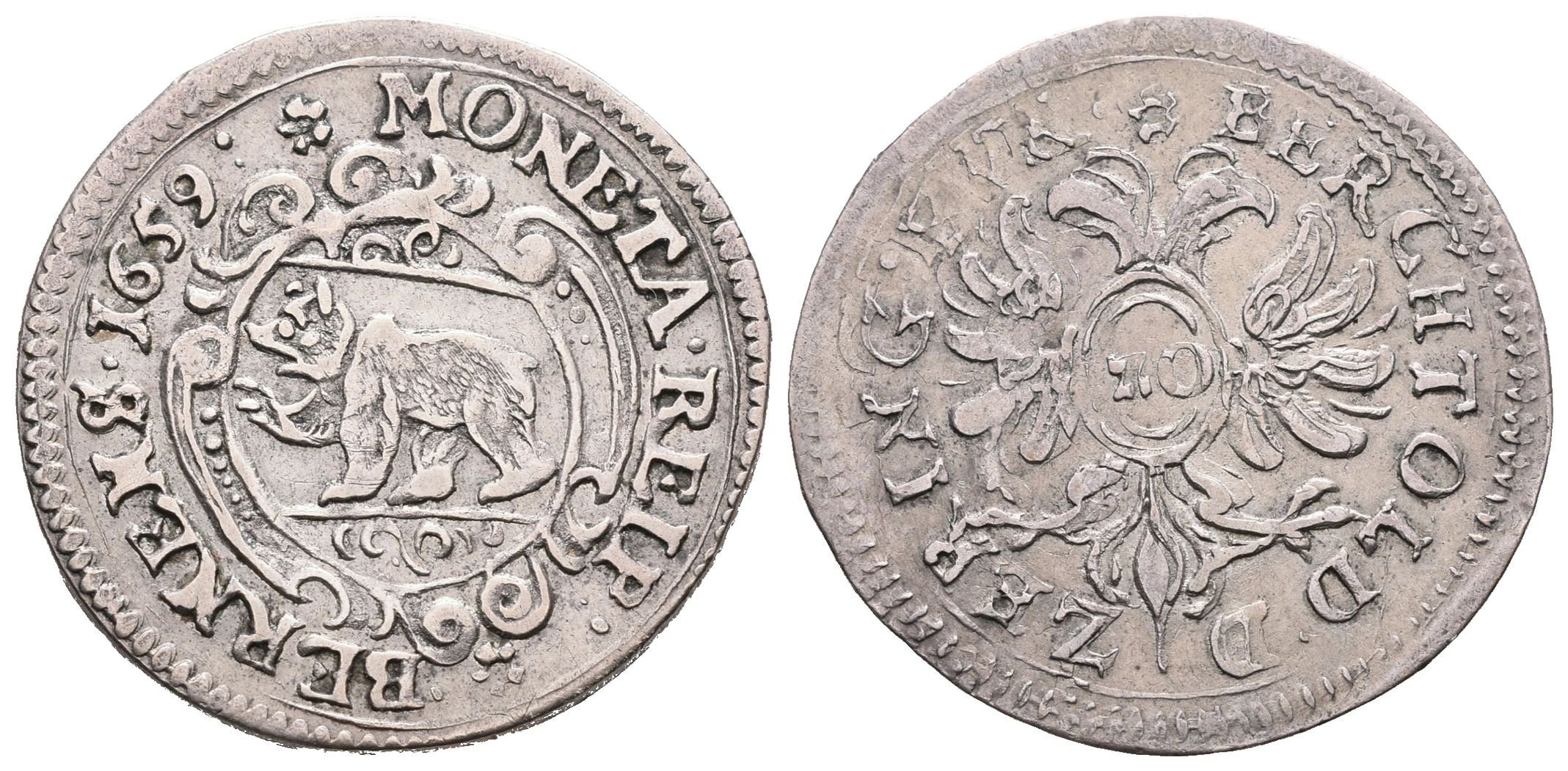 Švýcarsko - Bern, 30 Krejcar 1659