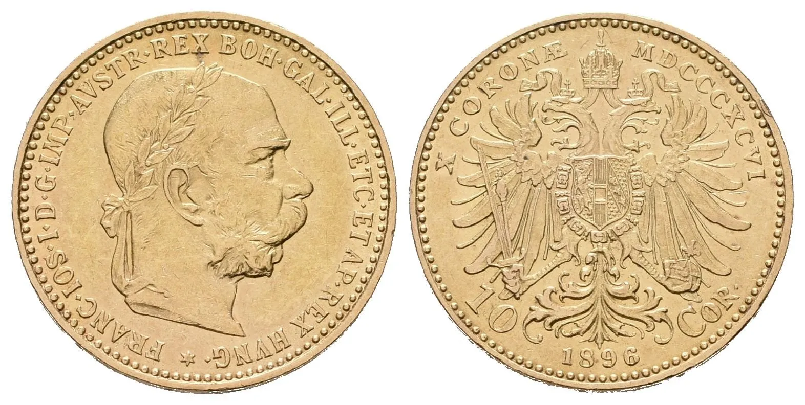10 Koruna 1896