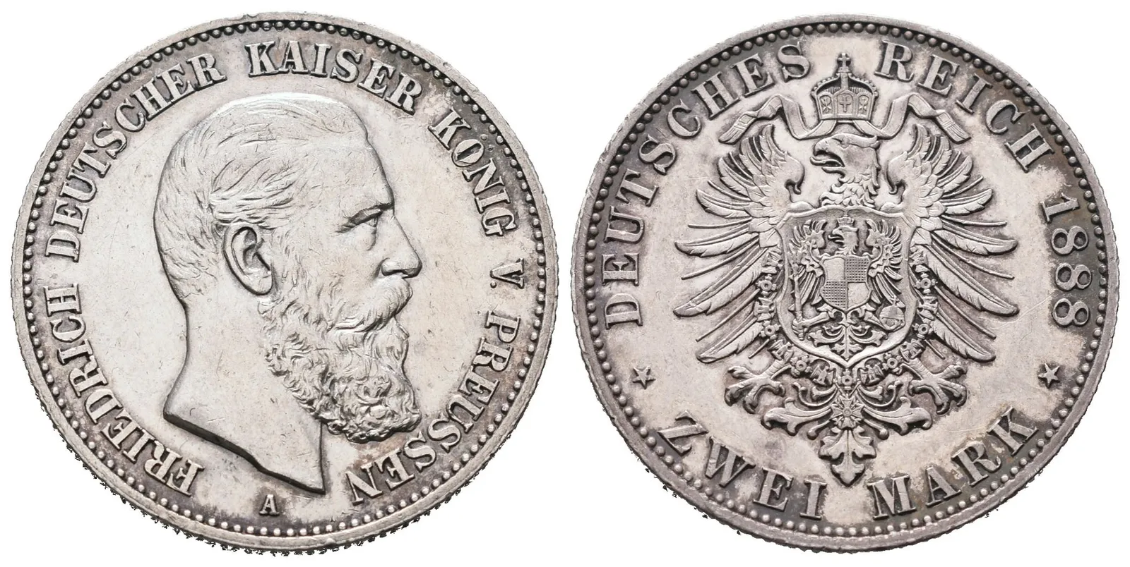 Prusko, 2 Marka 1888 A