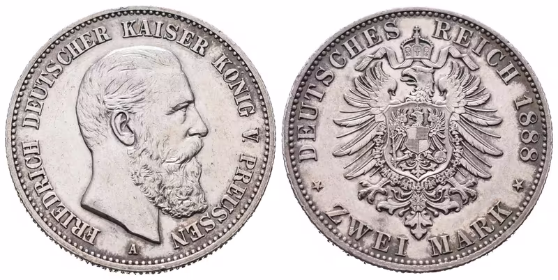 Prusko, 2 Marka 1888 A