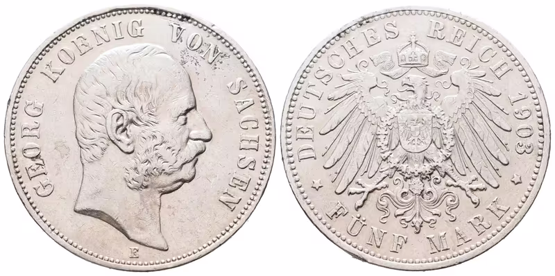 Sasko, 5 Marka 1903 E