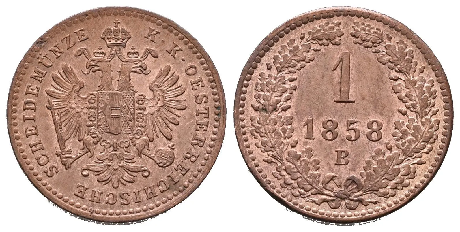 Rakouská a spolková měna, 1857 - 1892 — 1