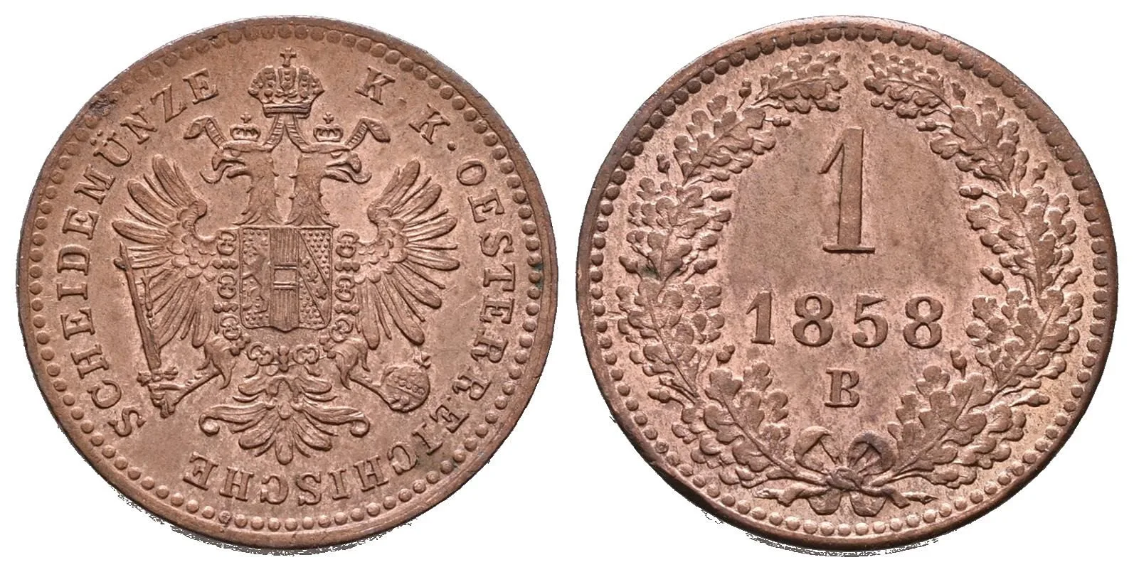 Rakouská a spolková měna, 1857 - 1892 — 1