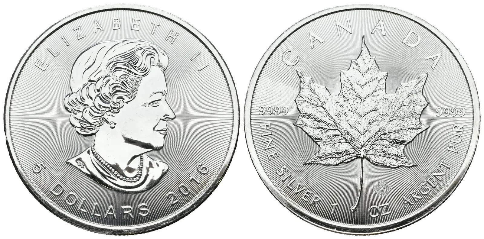 Kanada, 5 Dollars 2016 - Maple Leaf